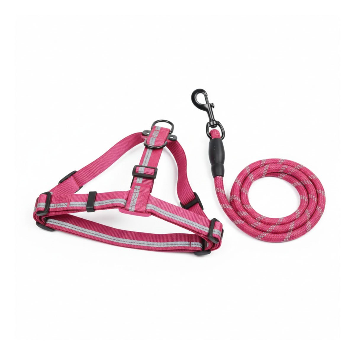 ARNES PRACTICO PARA ENTRENAMIENTO Y PASEOS CORTOS 120CM ROSADO YLIGAS REGALO - 5