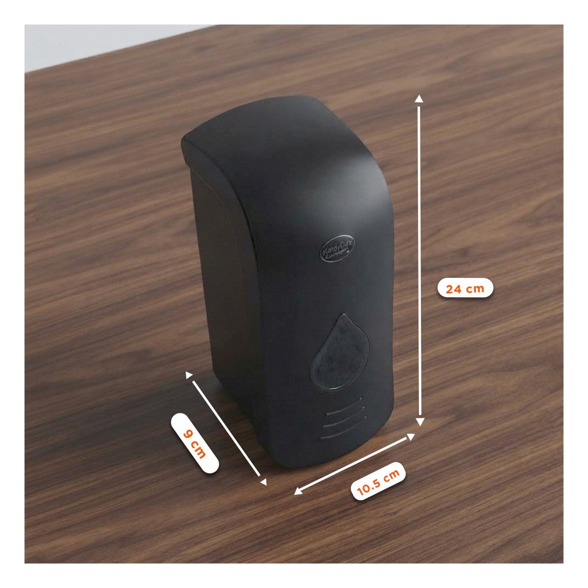DISTRIBUIDOR DE LIQUIDOS DE PARED NEGRO RESISTENTE PARA BANO Y COCINA DIARIA Y REGALO STICKER - 2
