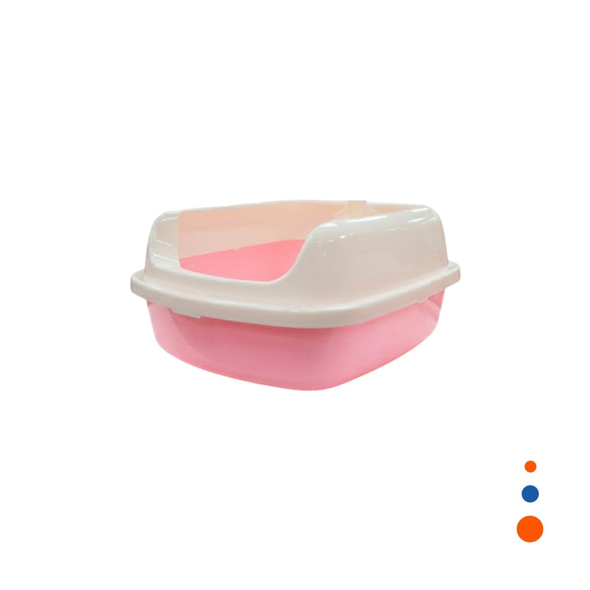 PACK4 CAJA DE ARENA HIGIENICA CON DISENO ABIERTO 41,5X15X29CM ROSADO YPAPEL REGALO - 3