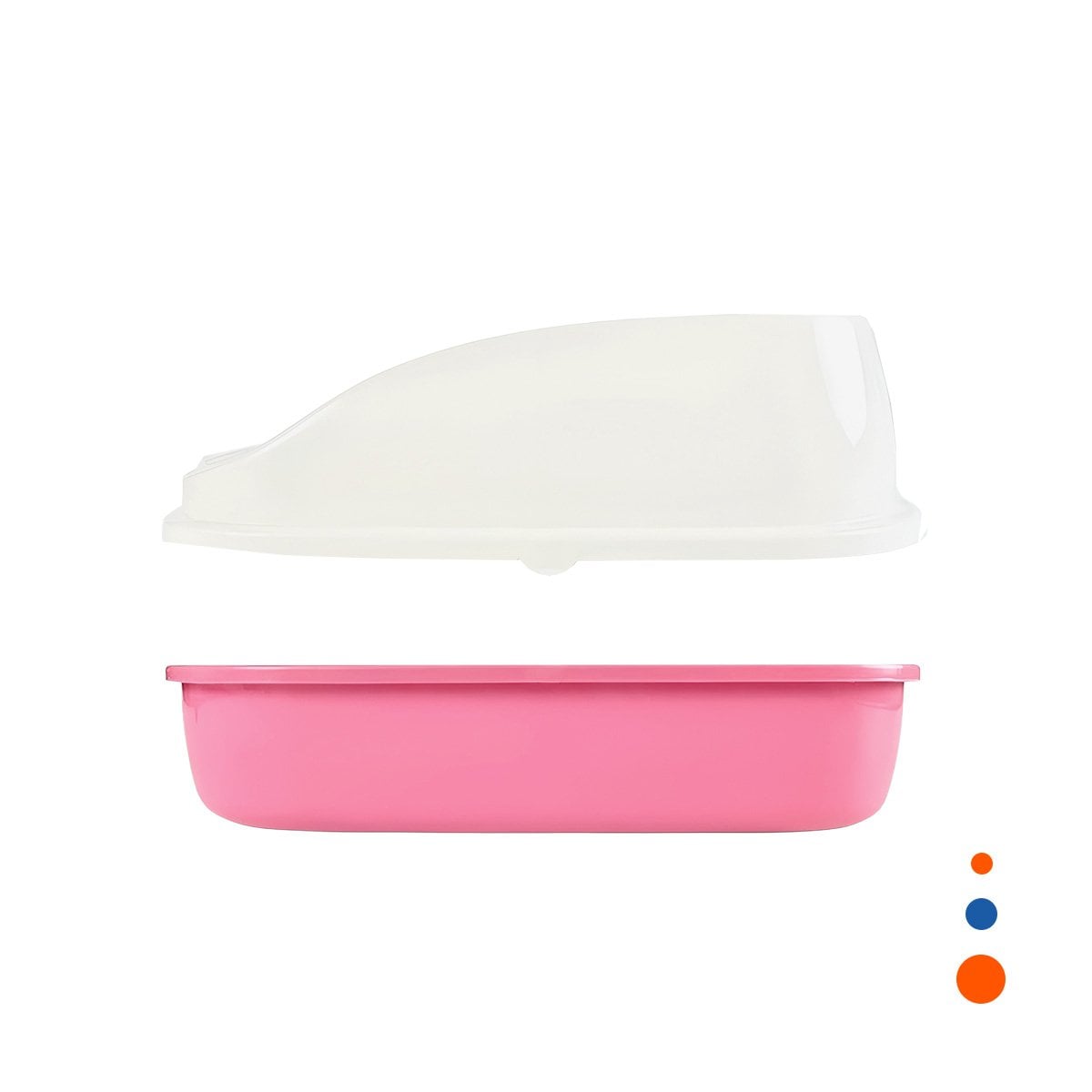 PACK4 DEPOSITO AMPLIO Y COMODO QUE PROTEGE BORDES 37,7X50X21CM ROSADO YPAPEL REGALO - 3