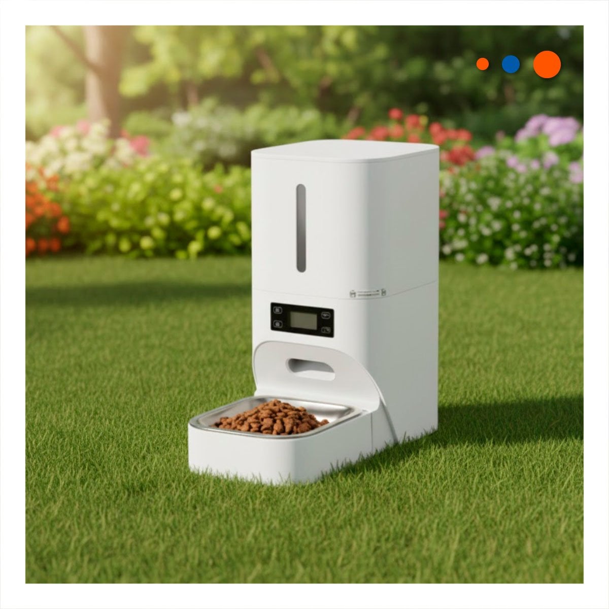 PACK2 ALIMENTADOR CON APERTURA FACIL Y LIMPIEZA RAPIDA 4L BLANCO YREGALO STICKER - 5