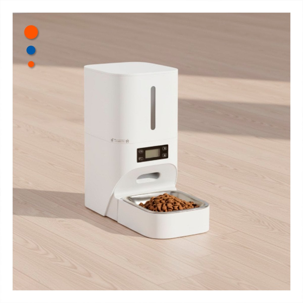 PACK2 ALIMENTADOR QUE ORGANIZA COMIDA SIN ESFUERZO DIARIO 4L BLANCO YPAPEL REGALO - 2