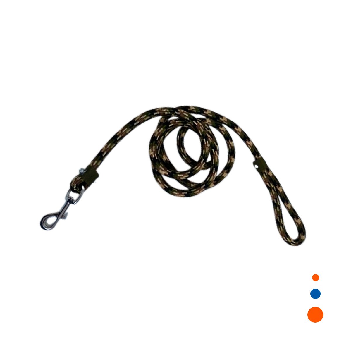 PACK4 CUERDA PARA PERRO PARA MOVIMIENTO 2,10M GROSOR 1,5CM MARRON MILITAR YPAPEL REGALO - 3