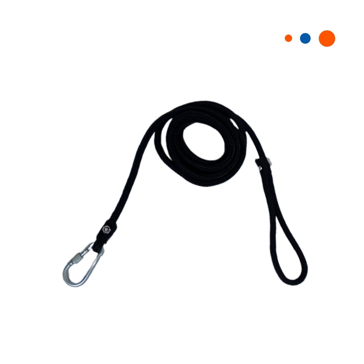 PACK2 CUERDA PARA JUEGOS Y ACTIVIDAD AL AIRE LIBRE 2,10M NEGRO YREGALO STICKER - 2