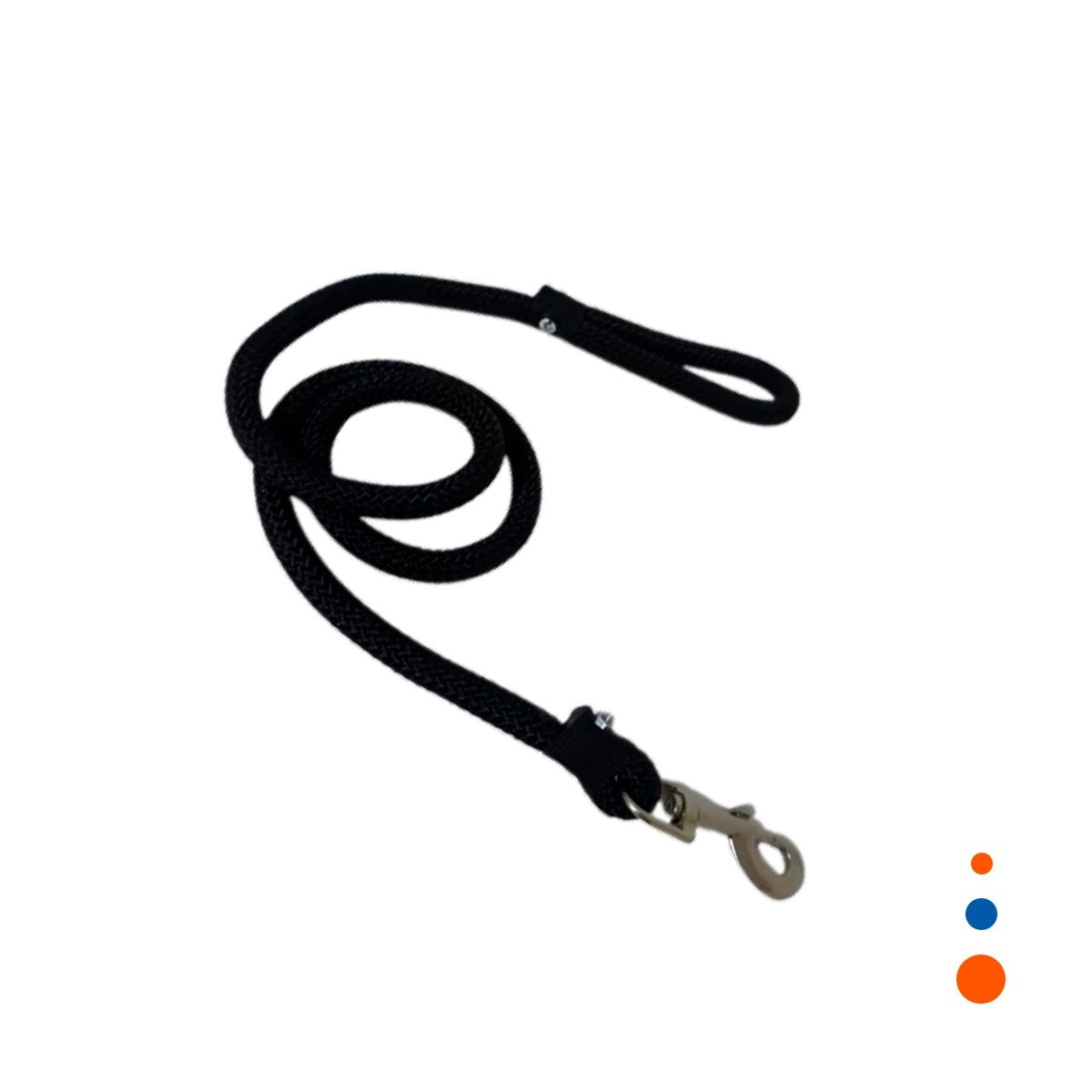 SOGA PARA ACTIVIDAD CANINA Y PASEOS SEGUROS 1,10M NEGRO YREGALO STICKER - 1