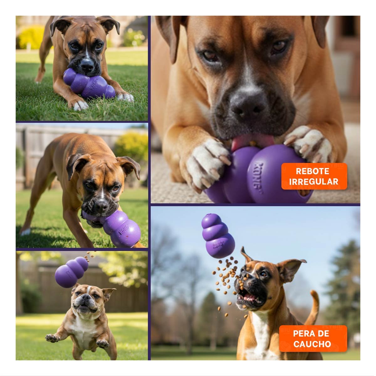 PELOTA DE CAUCHO PARA DIVERSION Y PASEOS AL AIRE LIBRE 10,5CM MORADO YPAPEL REGALO - 3