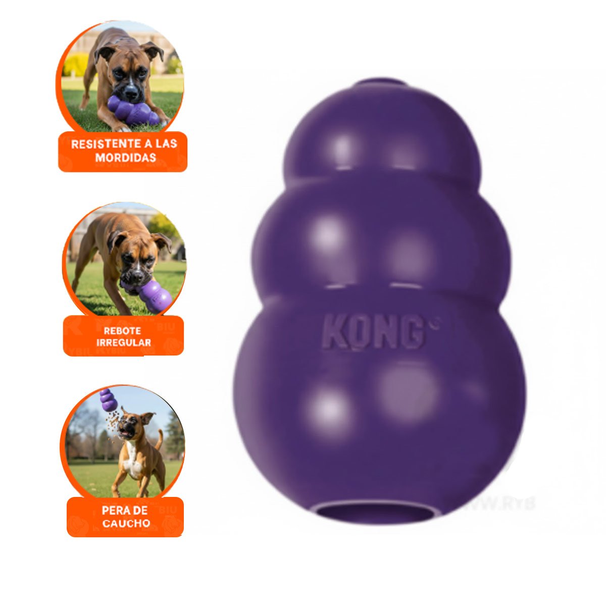 PELOTA DE CAUCHO PARA DIVERSION Y PASEOS AL AIRE LIBRE 10,5CM MORADO YPAPEL REGALO - 5