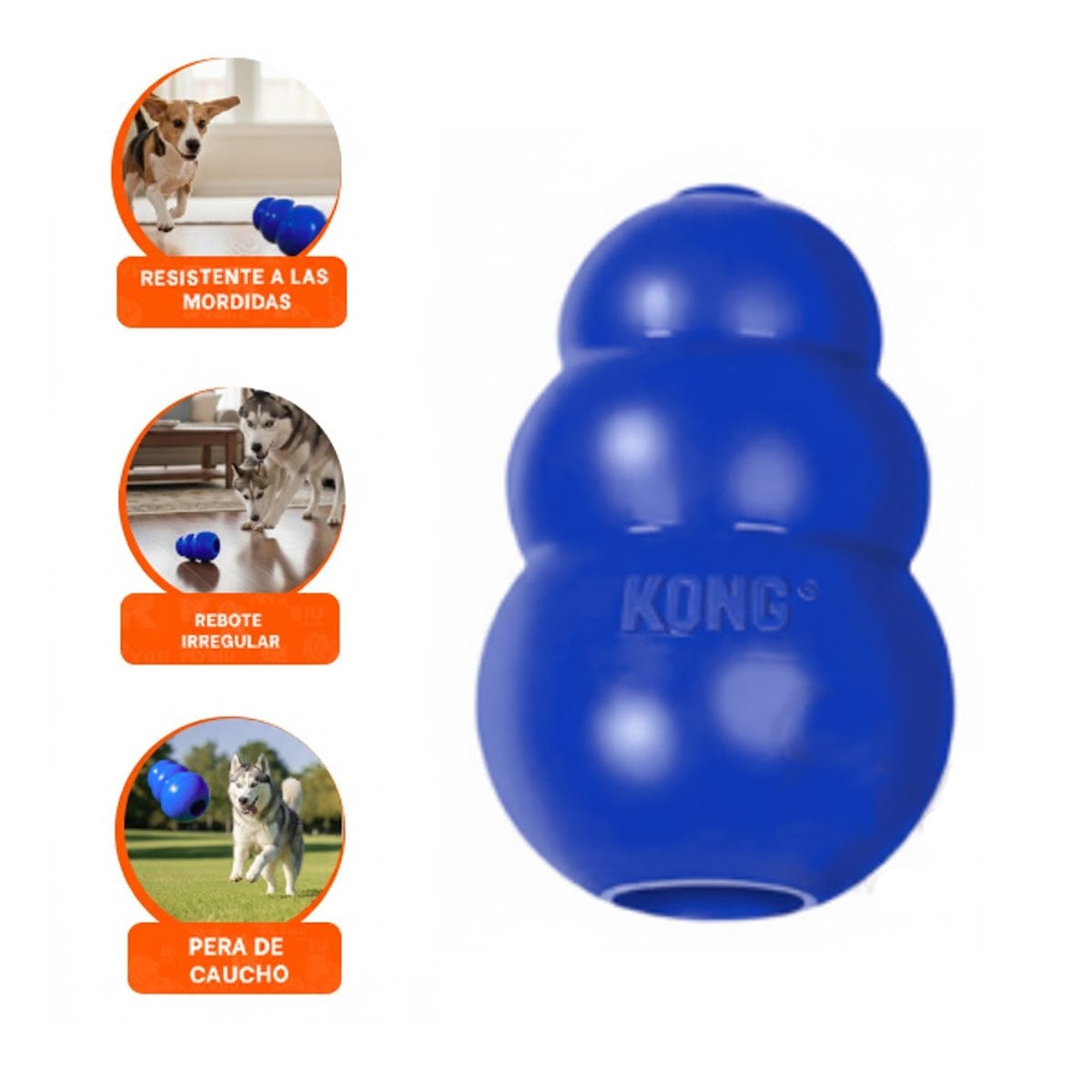 PIEZA RESISTENTE QUE ESTIMULA ENERGIA Y ACTIVIDAD 13CM AZUL YPAPEL REGALO - 5