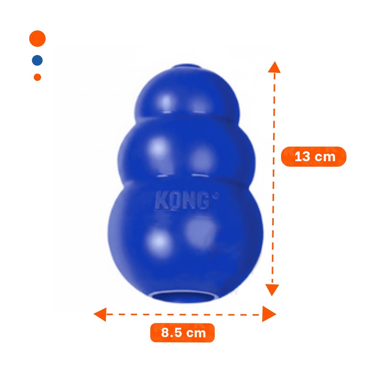 PIEZA DE CAUCHO PARA MORDER Y JUGAR EN EL PARQUE 13CM AZUL - 4