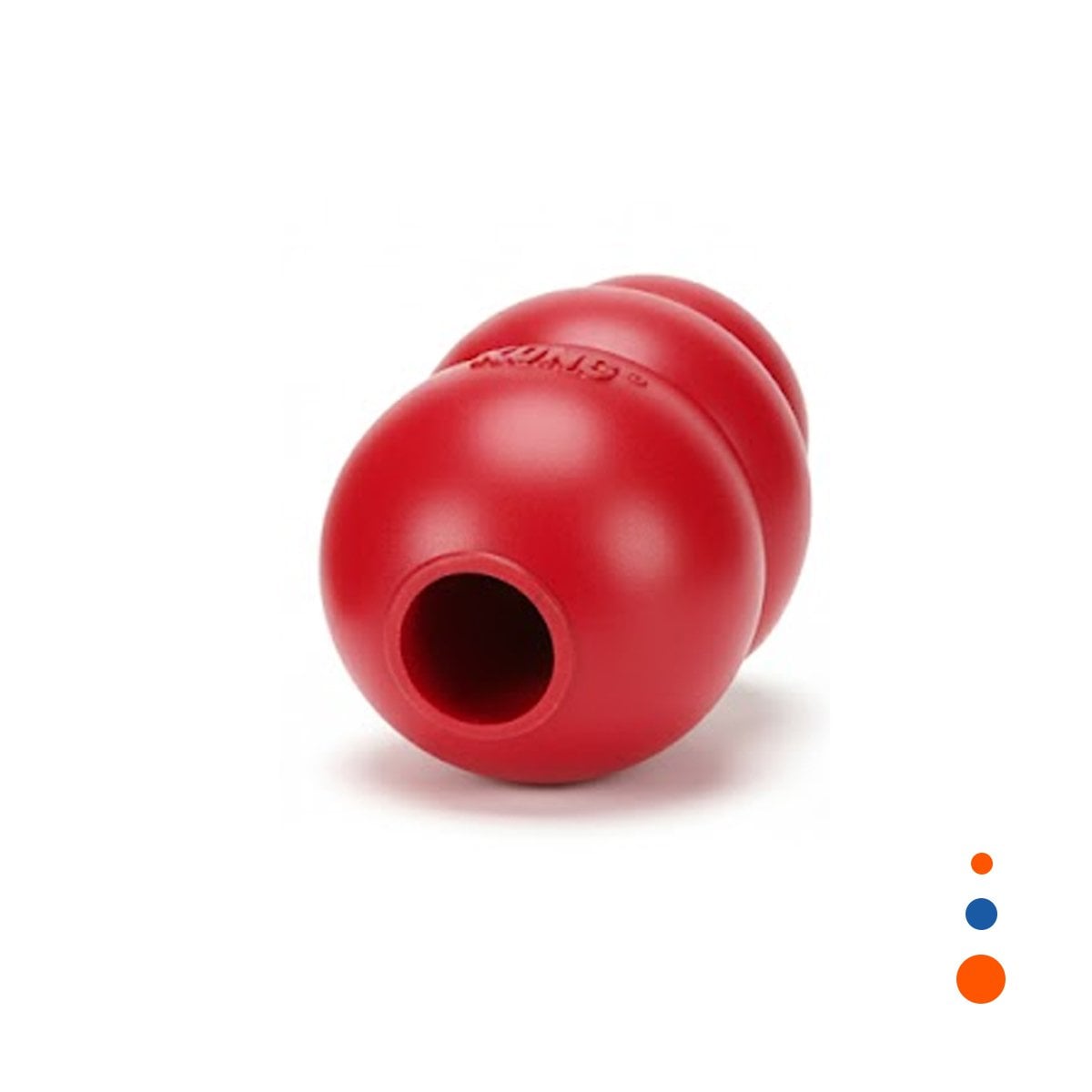 ACCESORIO RESISTENTE PARA MORDER Y JUGAR EN EL PARQUE 10.5CM NARANJA YREGALO STICKER - 1