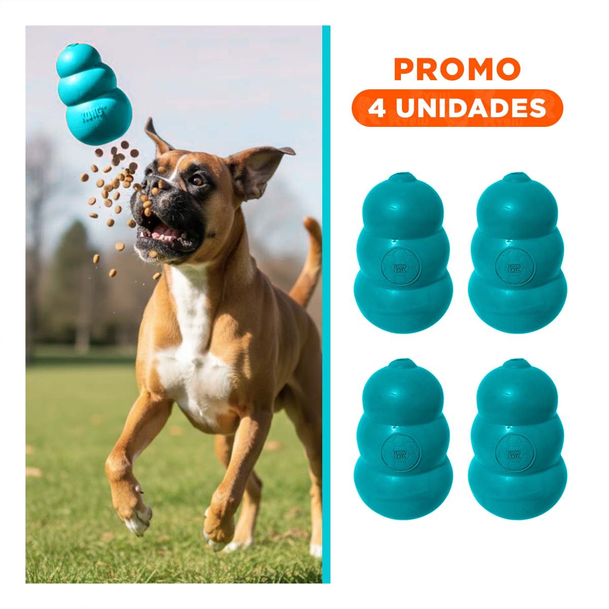 PACK4 PELOTA SENSORIAL QUE ESTIMULA INTELIGENCIA Y DIVERSION 13CM CELESTE - 1