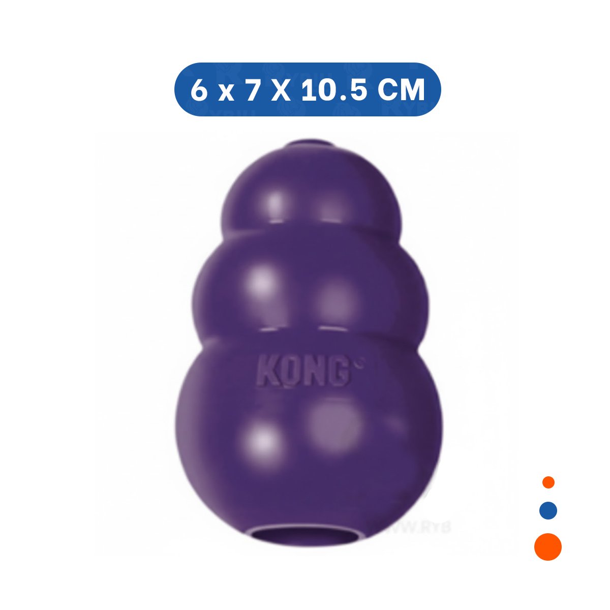 PELOTA DE CAUCHO PARA PASEOS DIVERTIDOS Y ACTIVIDAD 10,5CM MORADO YLIGAS REGALO - 4