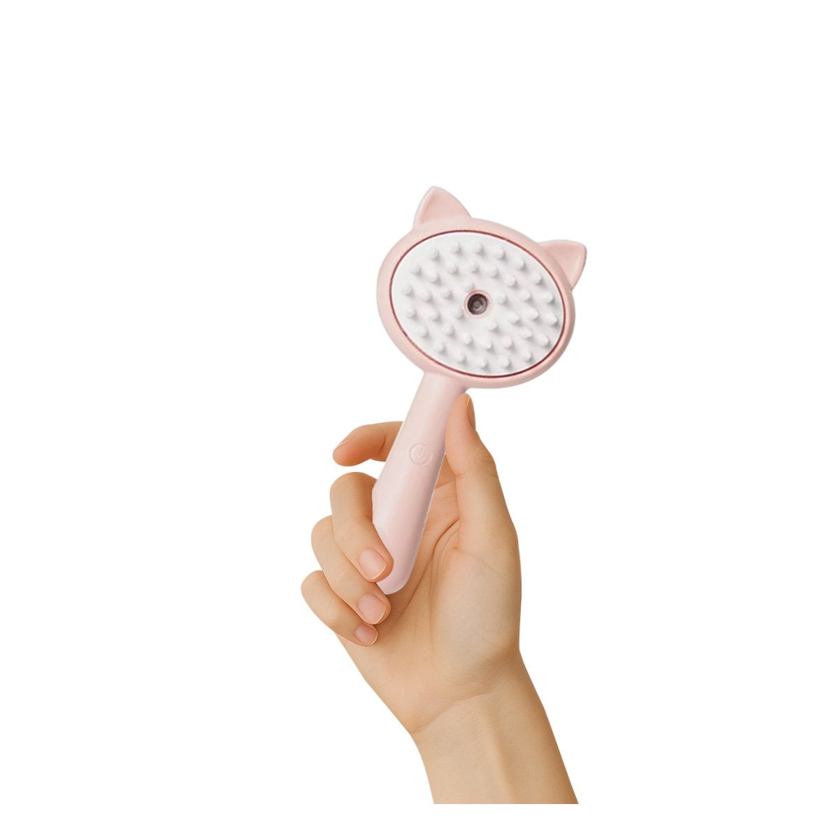 CEPILLADOR A VAPOR PARA PERROS Y GATOS CON MANGO LARGO Y FORMA DIVERTIDA YREGALO STICKER - 1