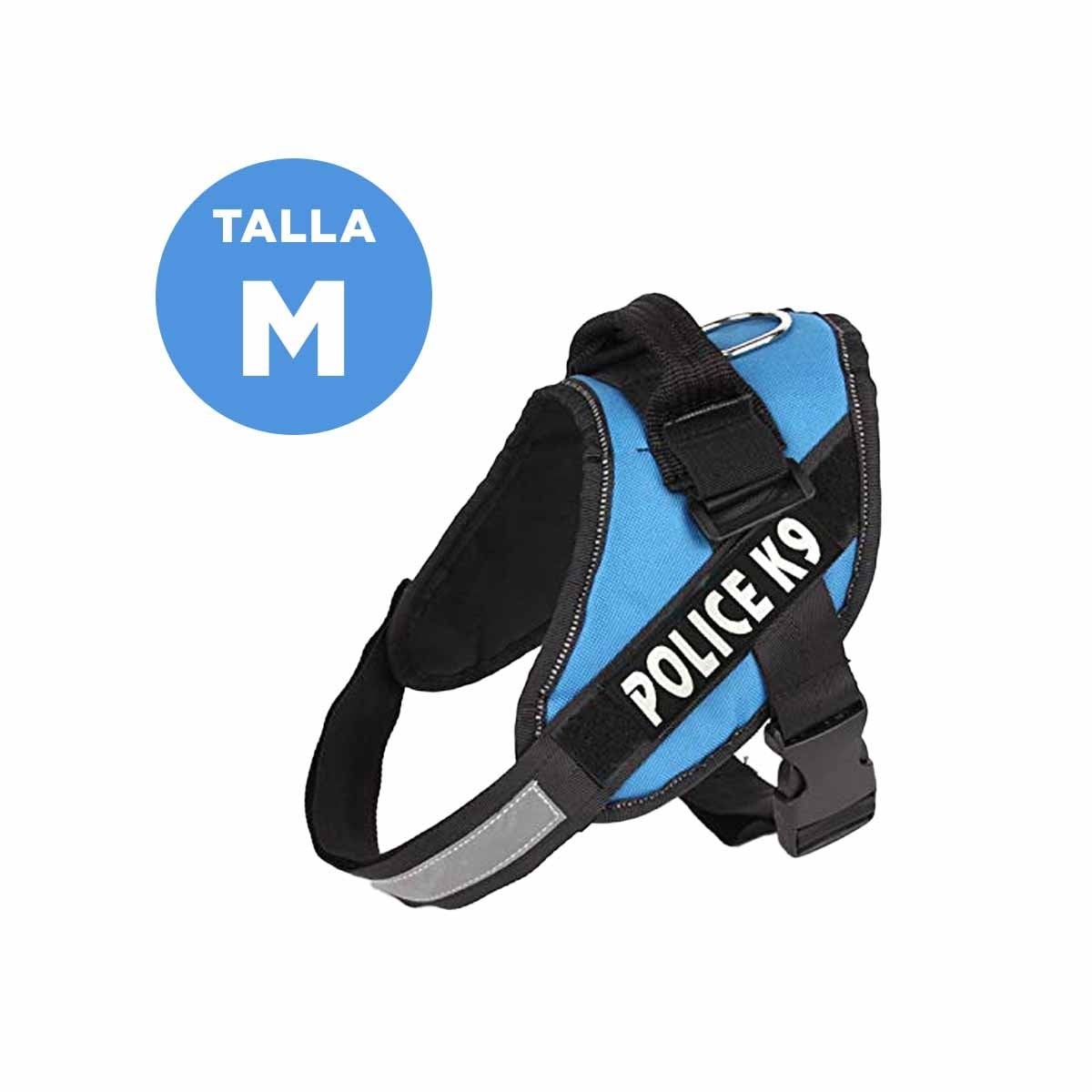 ARNES DE PASEO PARA PERRO TALLA M CON SOPORTE FIRME Y ACABADO MODERNO CELESTE YREGALO STICKER - 4