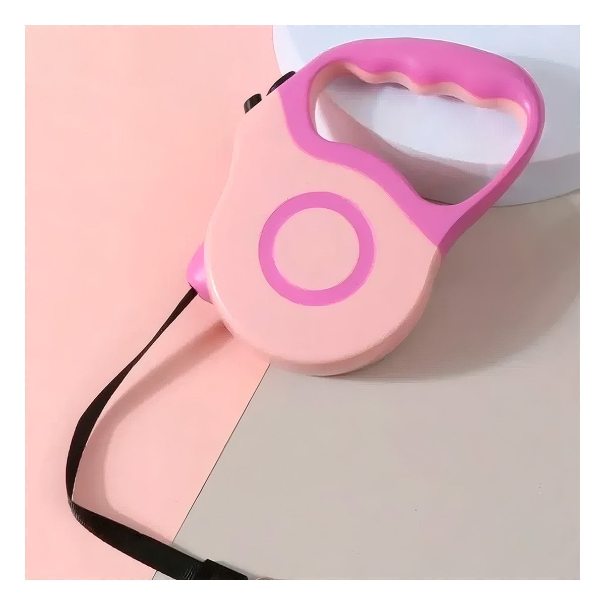 PACK4 LEASH EXTENSIBLE 3M PARA PERRO CON SISTEMA PRACTICO DOBLE TONO YREGALO STICKER - 5