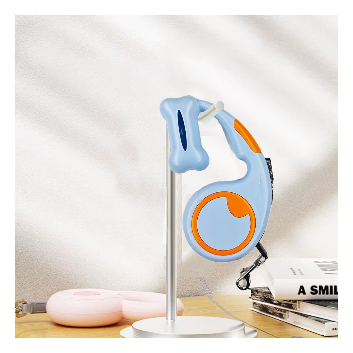 PACK2 PRODUCTO MODERNO CELESTE PARA MASCOTAS CON SISTEMA RETRACTIL YREGALO STICKER - 5