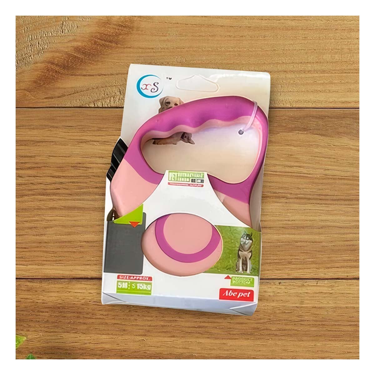 PACK2 GUIA RETRACTIL 3M PARA PERRO CON CONTROL SEGURO DOBLE TONO YPAPEL REGALO - 2