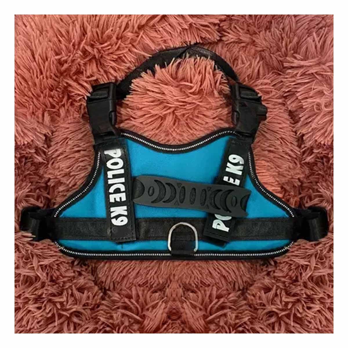PACK2 CHALECO DE PASEO PARA PERRO TALLA M LIGERO Y AJUSTABLE CELESTE YREGALO STICKER - 3