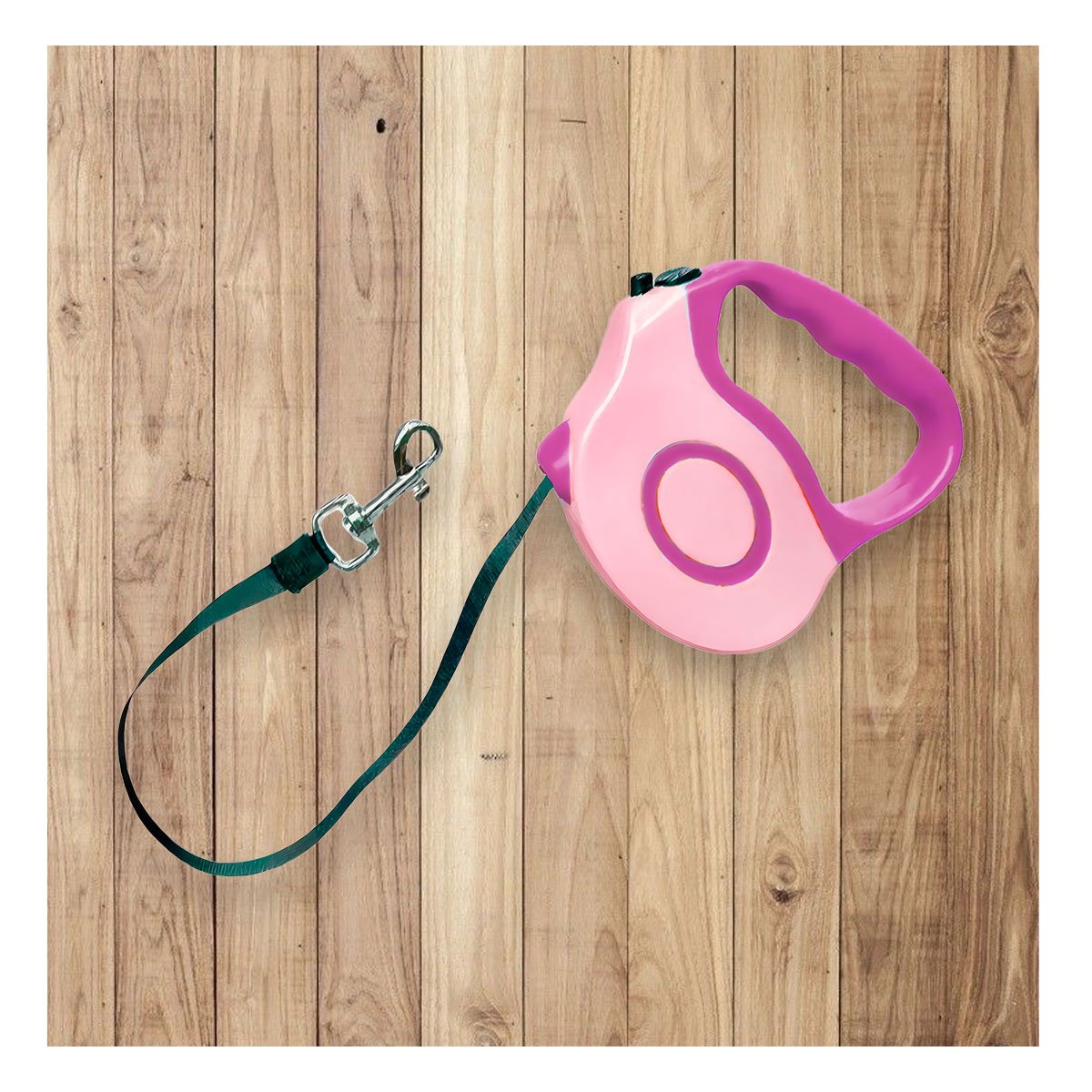 PACK2 SOGA RETRACTIL 3M PARA MASCOTA CON SISTEMA DE BLOQUEO DOBLE TONO - 2