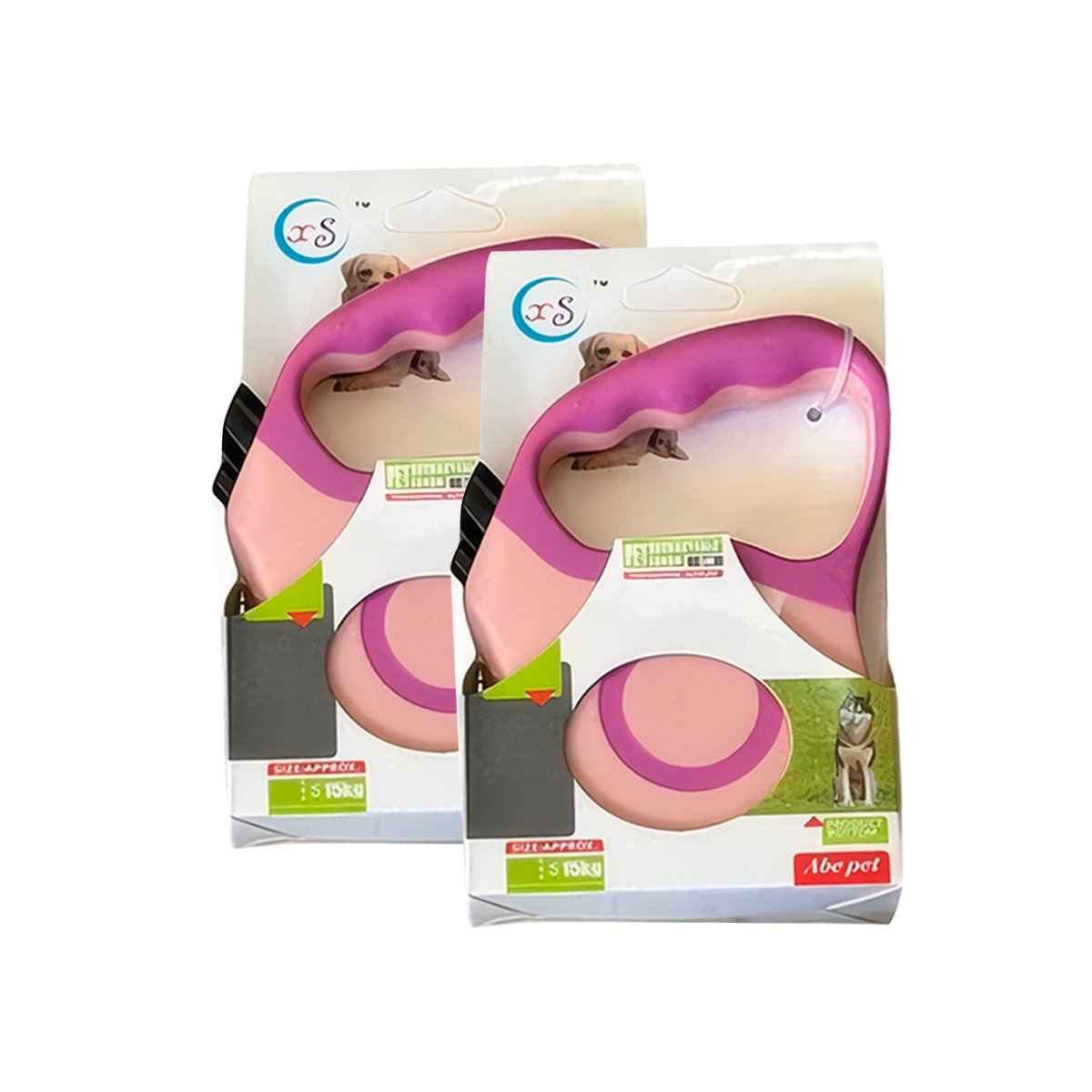 LEASH RETRACTIL 3M PARA PERRO CON CONTROL PRACTICO DOBLE TONO YREGALO STICKER - 1
