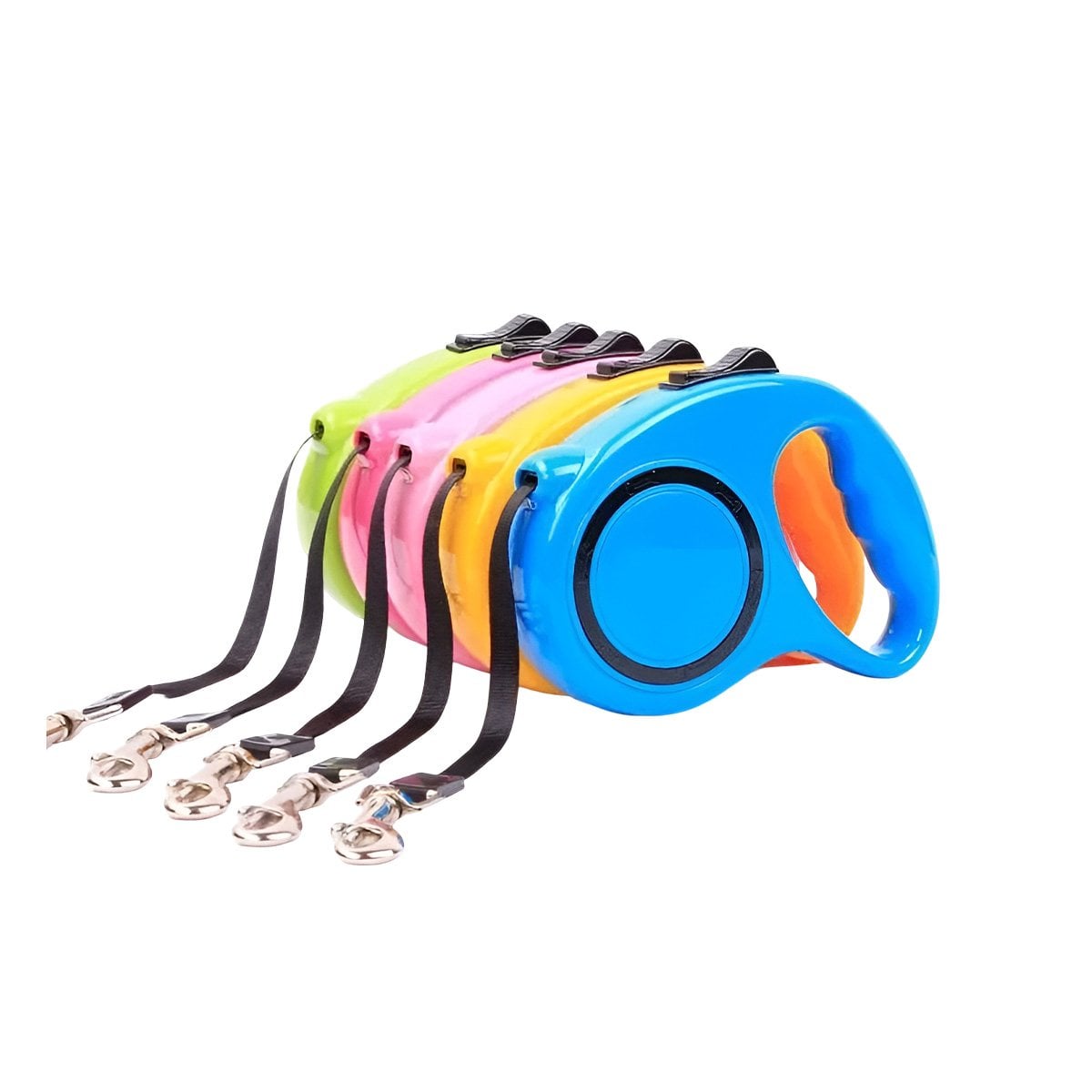LAZO RETRACTIL FUNCIONAL PARA MASCOTAS EN EXTERIORES CON CIRCULO NEGRO FUCSIA YLIGAS REGALO - 5