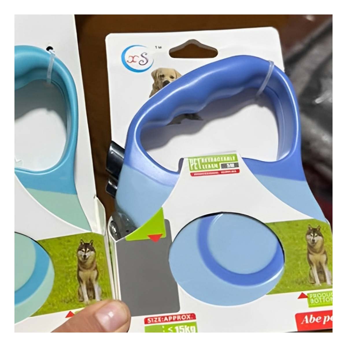 PACK2 SOGA RETRACTIL 5M PARA MASCOTA CON SISTEMA DE BLOQUEO DOBLE TONO - 3