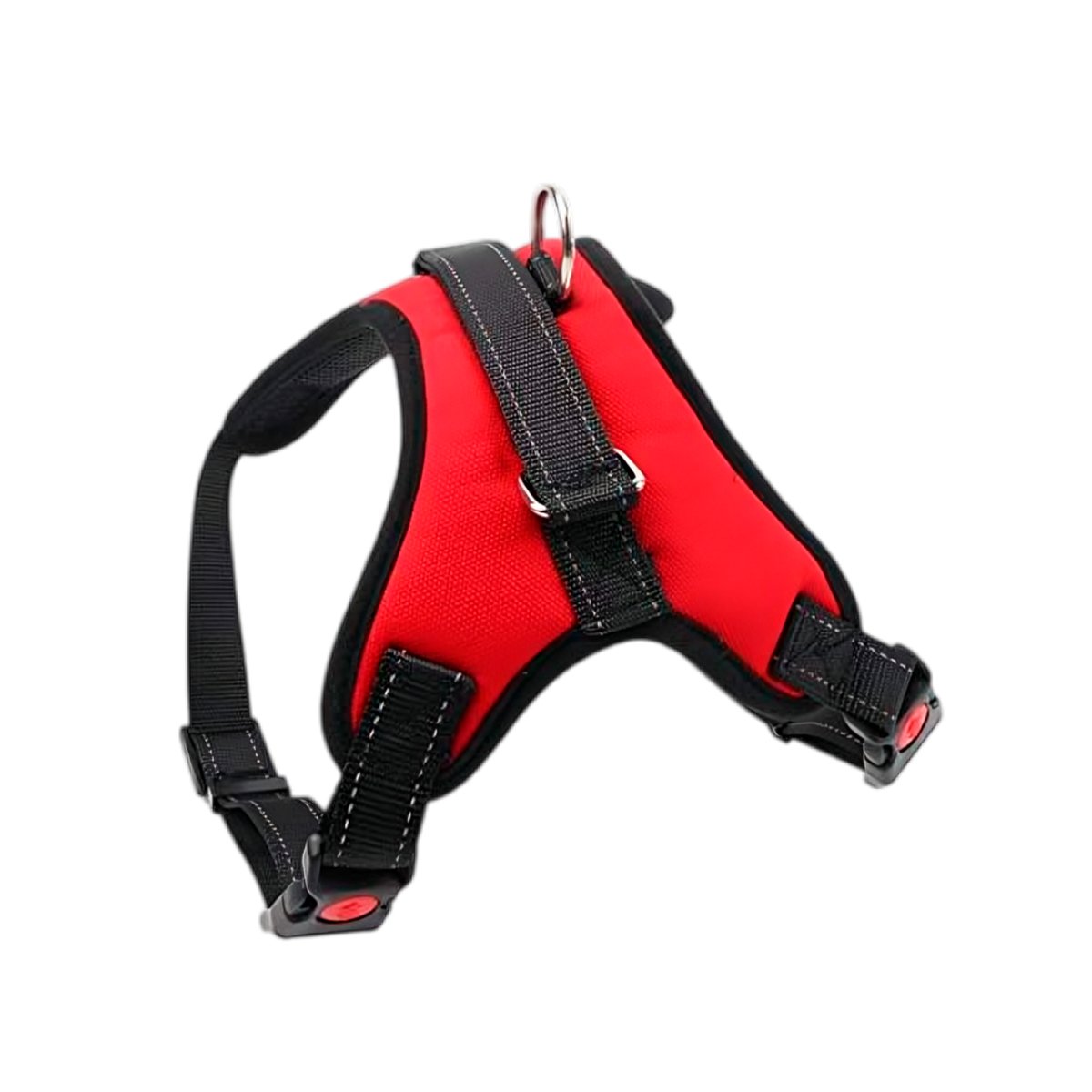 ARNES EN H PARA PERRO TALLA M CON SOPORTE FIRME Y COMODO ROJO YREGALO STICKER - 1