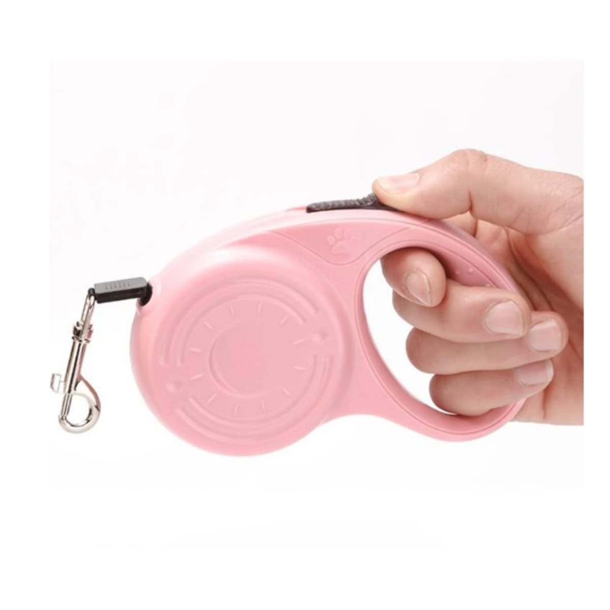PACK2 CINTA EXTENSIBLE 3M PARA PERRO CON ESTILO HUELLITA ROSADO YREGALO STICKER - 2
