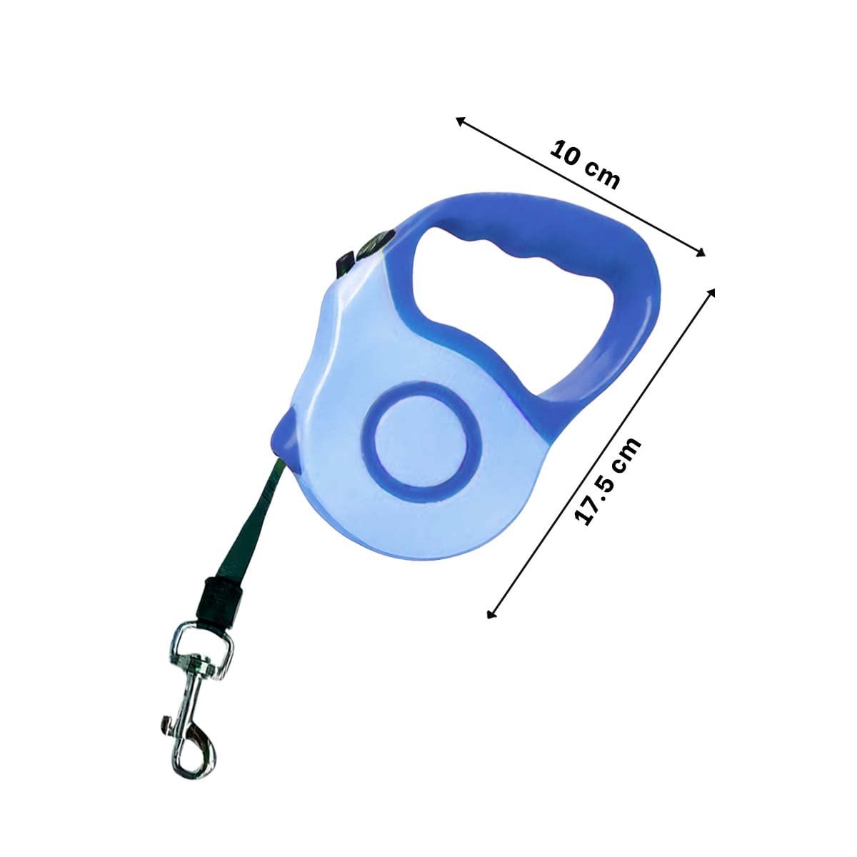 PACK2 ACCESORIO RETRACTIL 5M PARA MASCOTA CON MANGO ERGONOMICO DOBLE TONO YREGALO STICKER - 4
