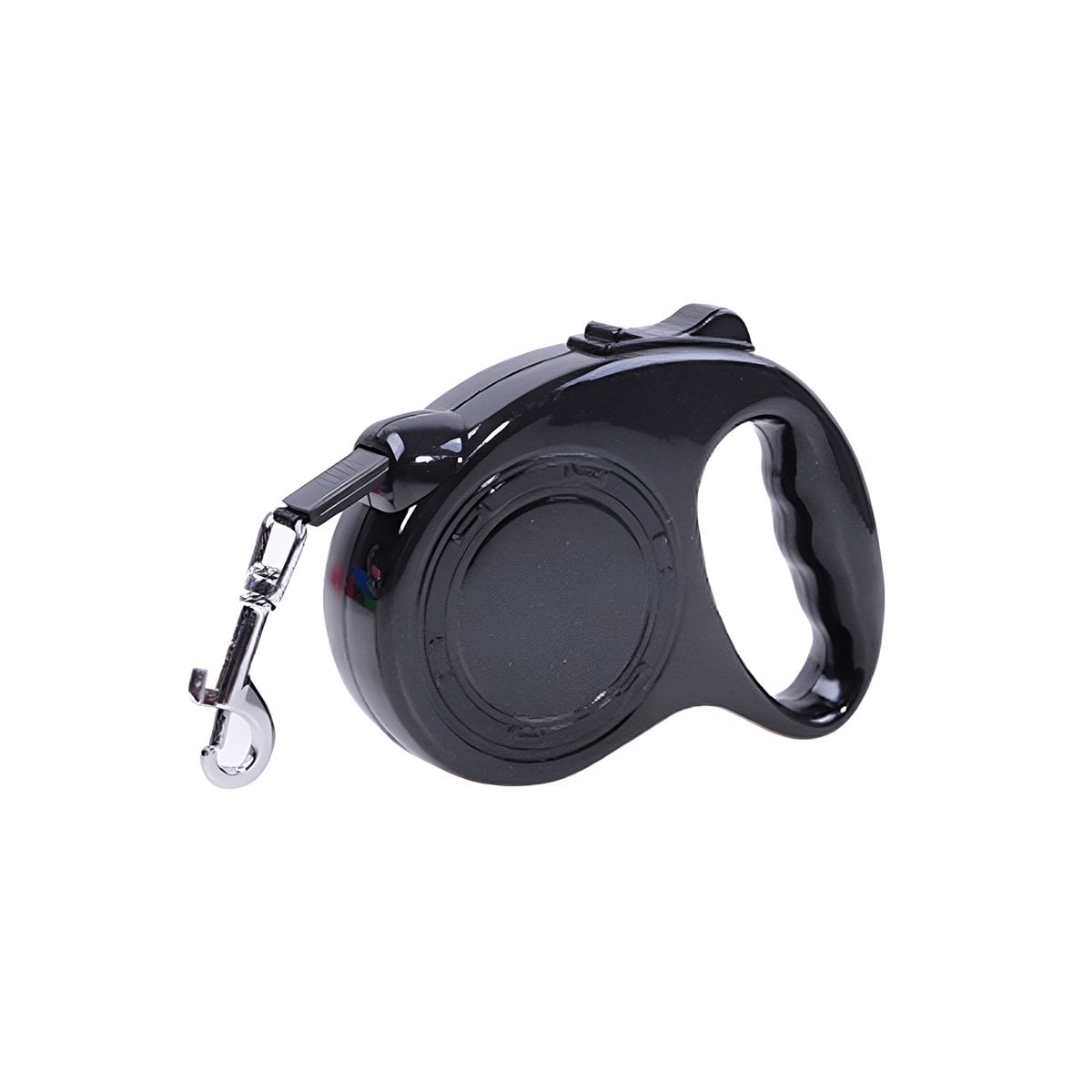 LAZO RETRACTIL FUNCIONAL Y SEGURO PARA MASCOTAS CON CIRCULO NEGRO NEGRO YLIGAS REGALO - 5
