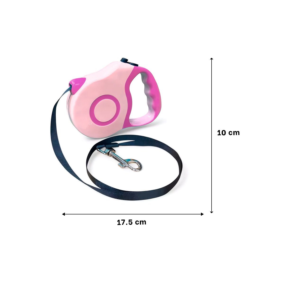 PACK2 ACCESORIO RETRACTIL 3M PARA MASCOTA CON MANGO ERGONOMICO DOBLE TONO YREGALO STICKER - 4