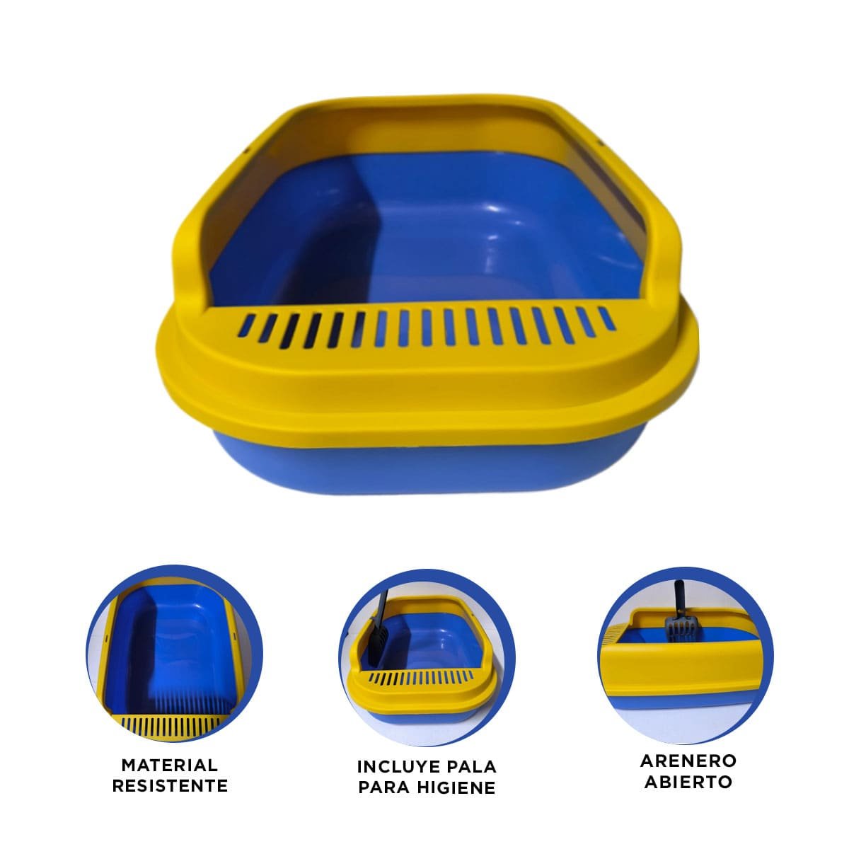 CAJA RESISTENTE PARA USO DIARIO 51X36,5CM AZUL Y AMARILLO YSTICKY - 5