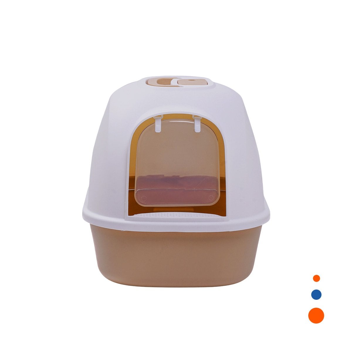 PACK4 MODULO SANITARIO CON BASE EXTRAIBLE Y SISTEMA VENTILADO MARRON CLARO YPAPEL REGALO - 3