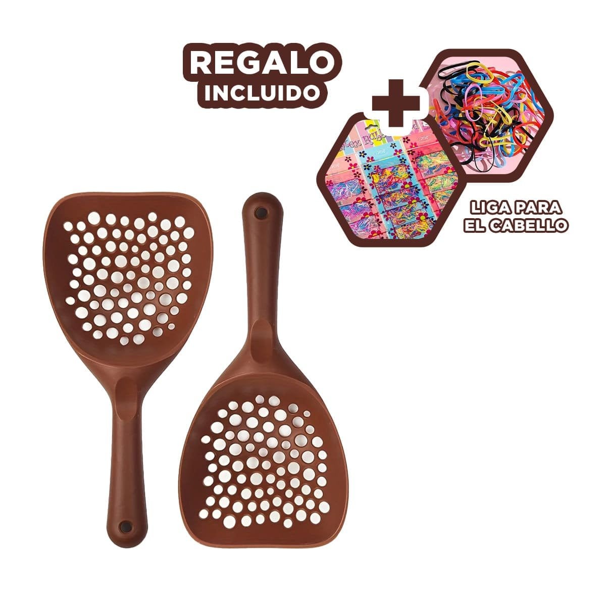 PALA SANITARIA PARA ARENERO DE GATO 32X16CM CON HUEQUITOS PRACTICA YLIGAS REGALO - 2