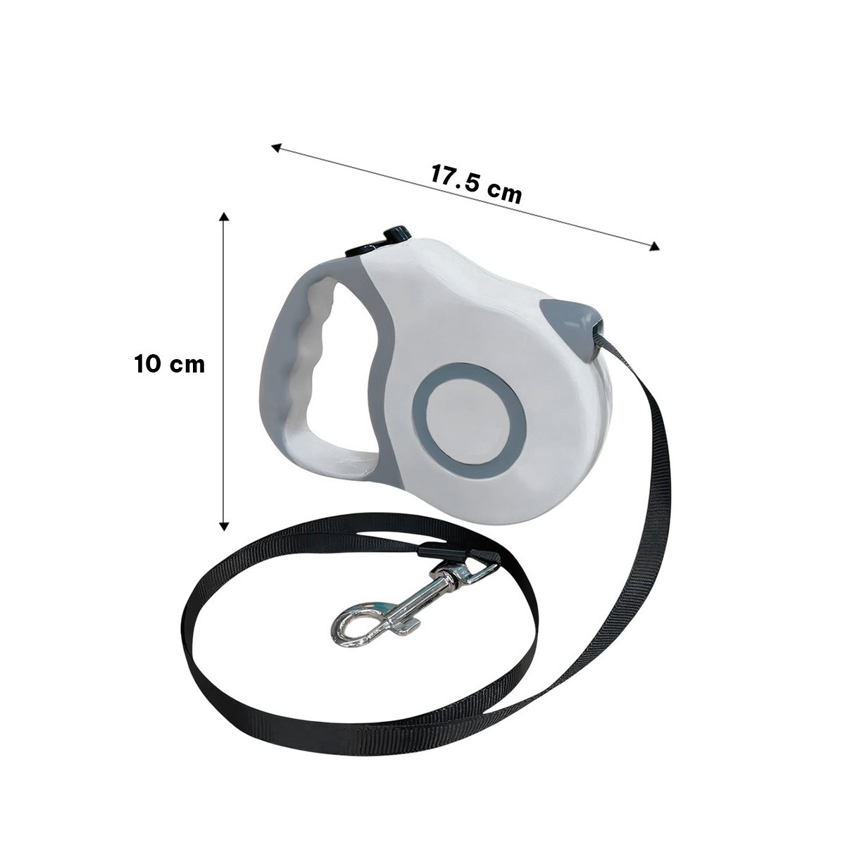 SOGA RETRACTIL 3M PARA MASCOTA CON CONTROL PRACTICO DOBLE TONO YPAPEL REGALO - 4