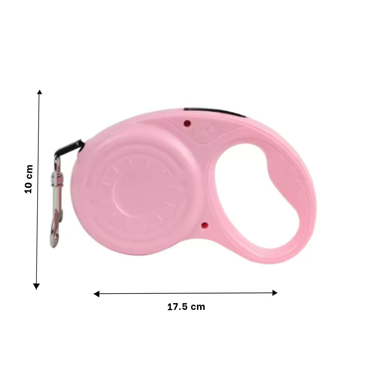 SUJETADOR RETRACTIL 3M PARA MASCOTAS CON HUELLITA ROSADO PRACTICO YLIGAS REGALO - 4