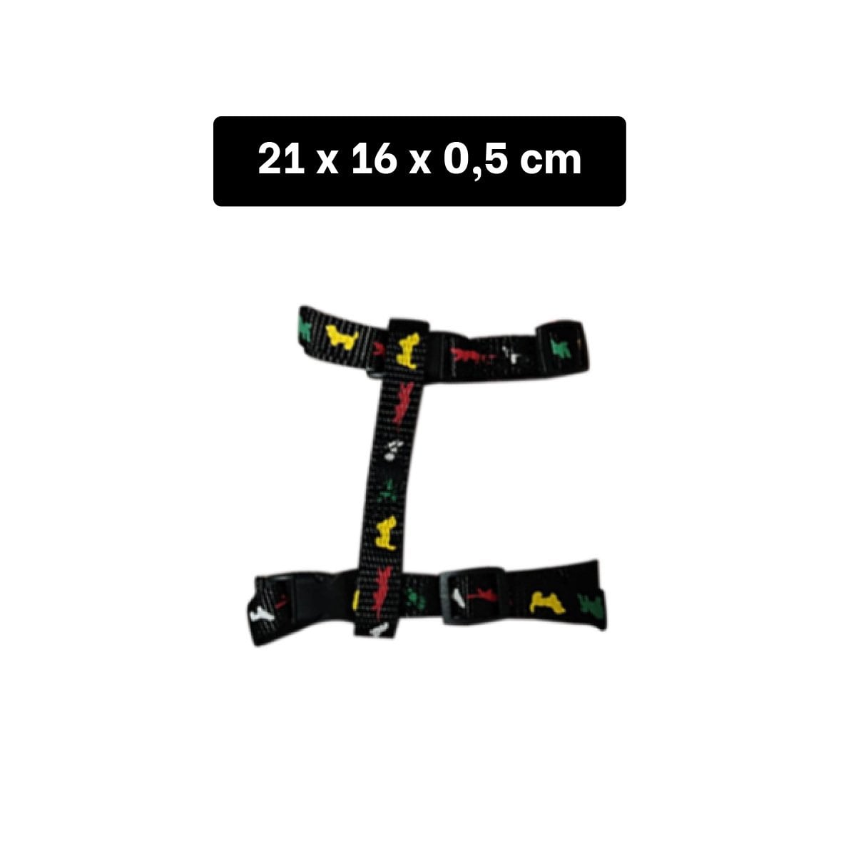 PECHERA PARA CONEJO Y GATO DELGADO NEGRO AJUSTABLE PARA PASEO DIARIO SEGURO - 4