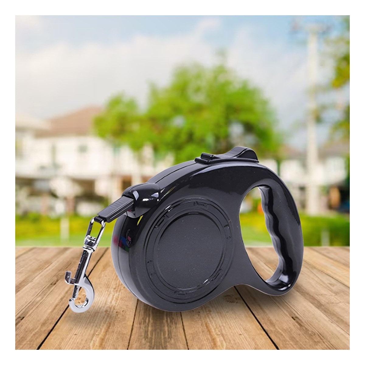 PACK2 CORDON AJUSTABLE PARA MASCOTAS RESISTENTE Y CONFIABLE DURANTE CAMINATAS NEGRO - 3