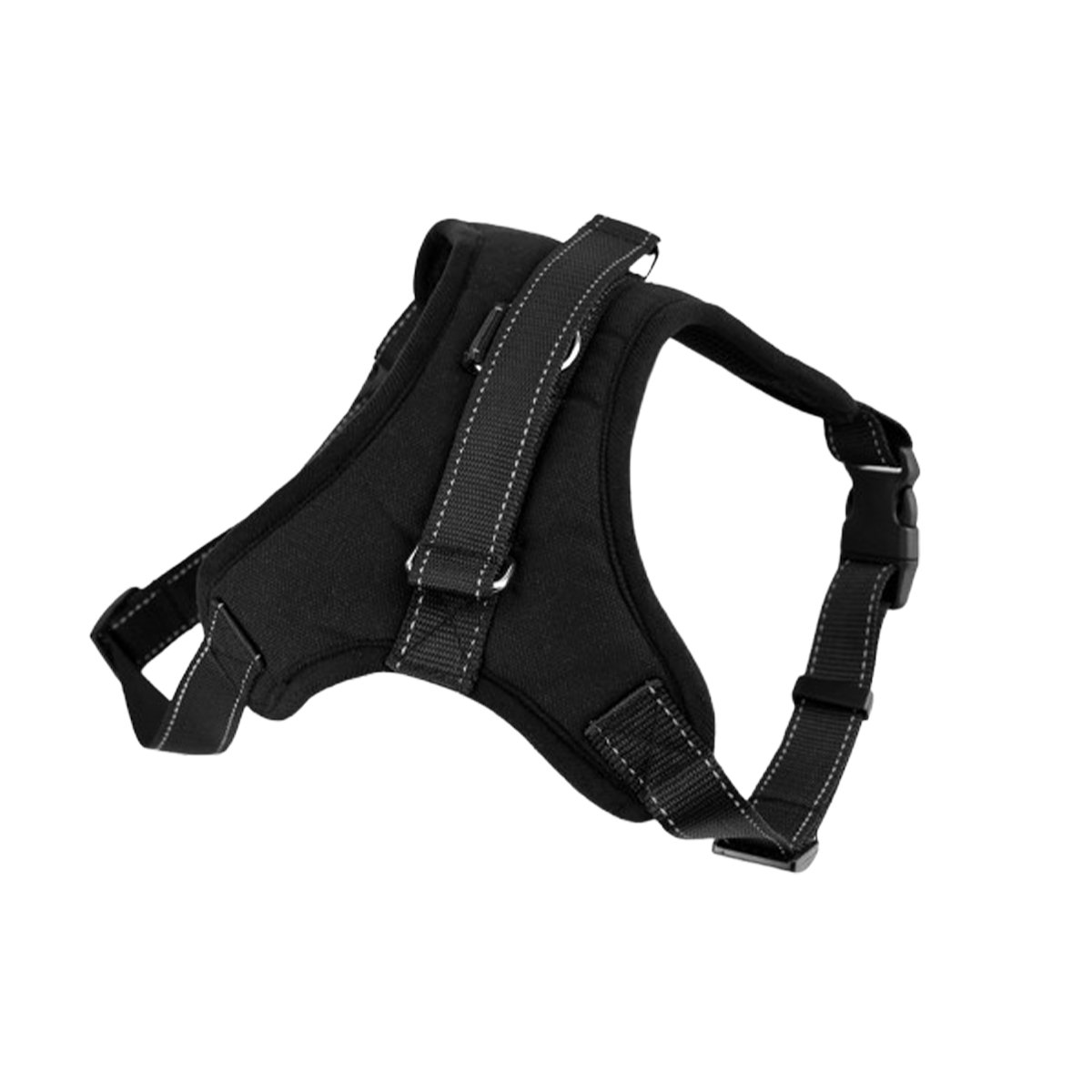PACK2 CHALECO EN H DE PASEO PARA PERRO TALLA S LIGERO Y FIRME NEGRO YREGALO STICKER - 2