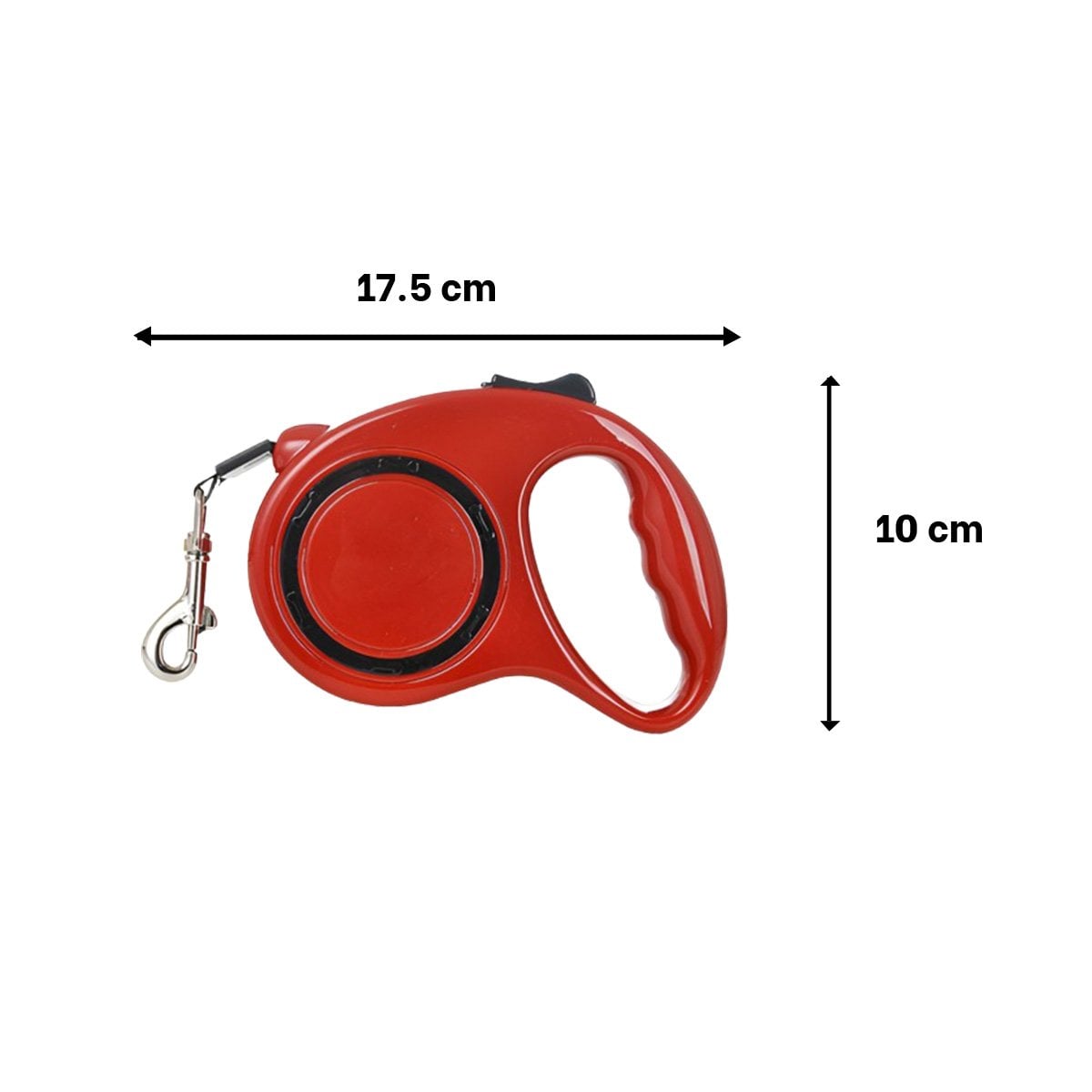 CORDON RETRACTIL AJUSTABLE PARA PASEOS Y ENTRENAMIENTO DE PERROS Y GATOS ROJO YPAPEL REGALO - 4