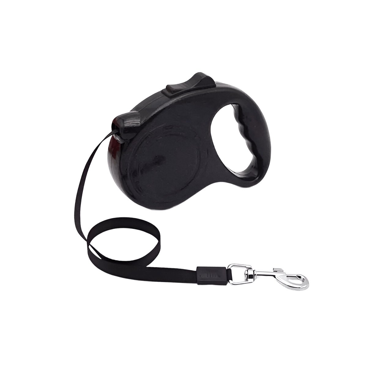 PACK4 LAZO AJUSTABLE RETRACTIL PARA PERROS CON MECANISMO SEGURO NEGRO YPAPEL REGALO - 3