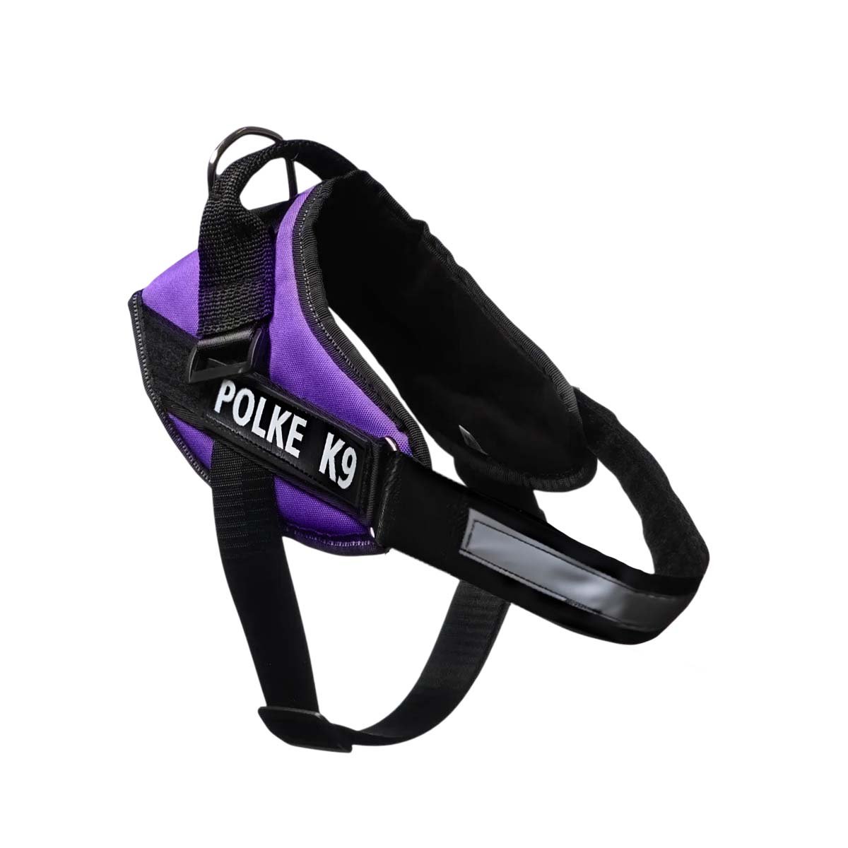 ARNES DE PASEO PARA PERRO TALLA M CON SOPORTE FIRME Y ACABADO MORADO YREGALO STICKER - 1