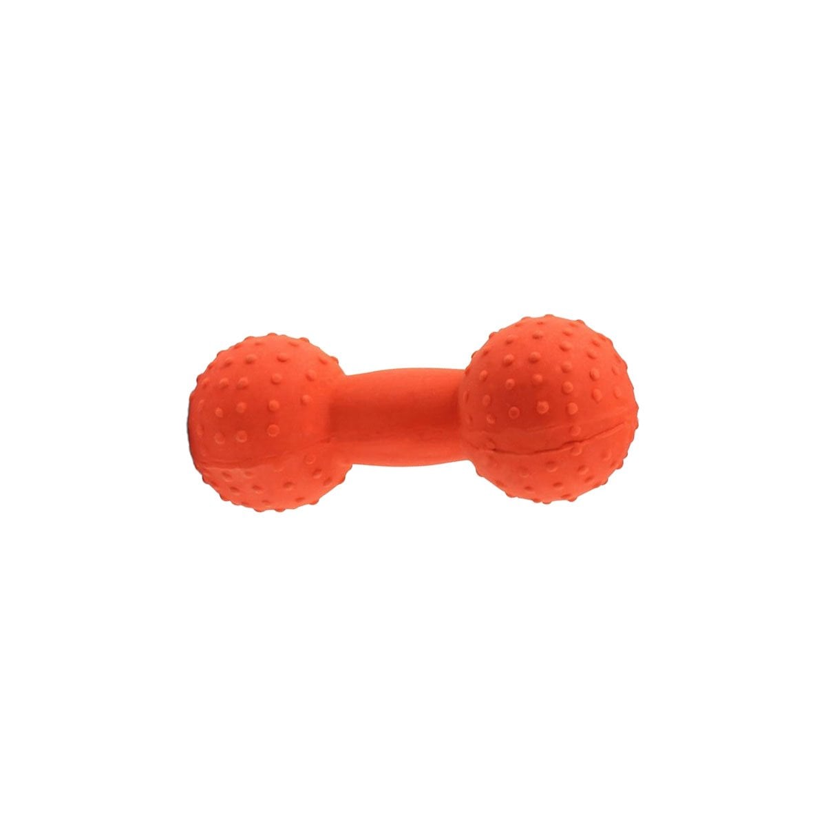 PACK4 ELEMENTO RECREATIVO MANCUERNA DE PUAS NARANJA PARA PERRO YPAPEL REGALO - 3