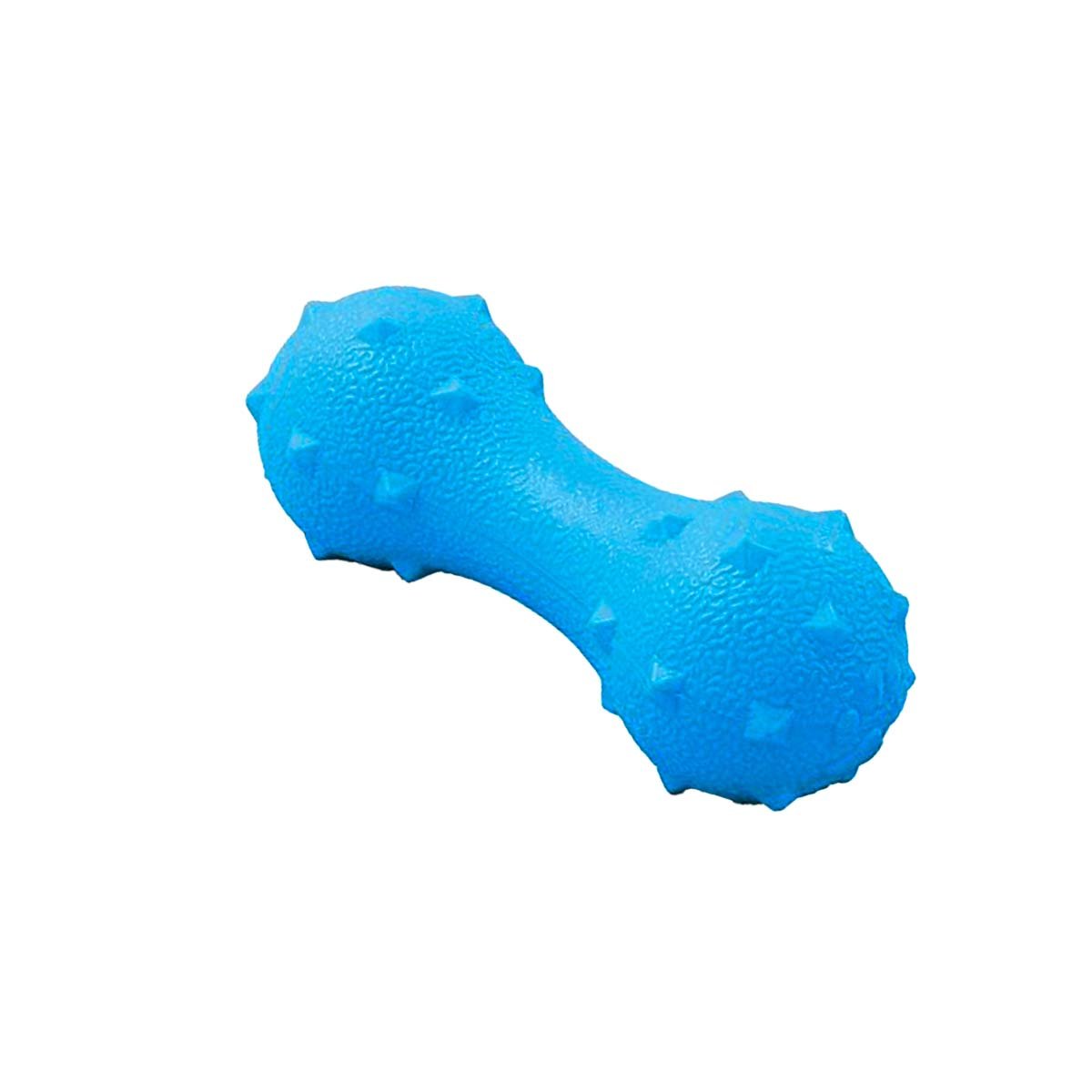 MORDEDOR MANCUERNA DE PUAS PARA PERRO CELESTE DURADERO Y TEXTURIZADO YREGALO STICKER - 1