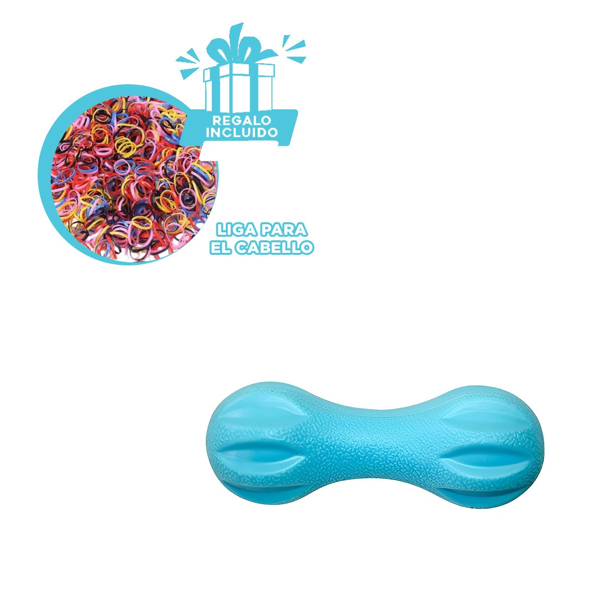 ARTICULO MANCUERNA DE MINI RAYAS CELESTE PARA PERRO EN CASA Y PARQUE DIARIO YLIGAS REGALO - 2