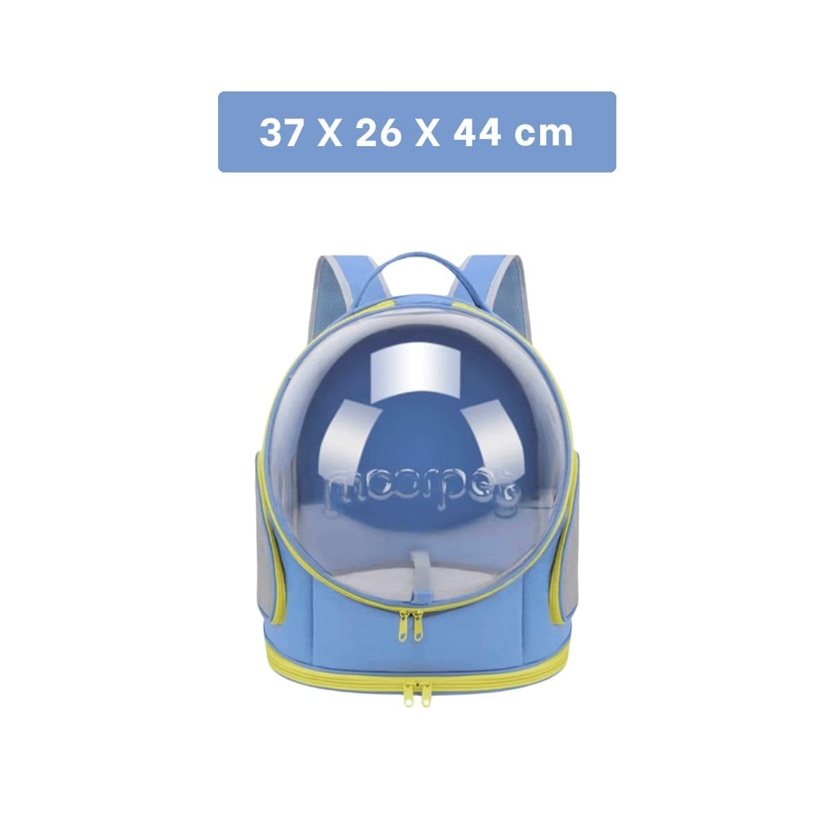 PACK2 TRANSPORTADORA AZUL CON NAVE ESPACIAL Y ESPACIO INTERIOR PANORAMICO YPAPEL REGALO - 4