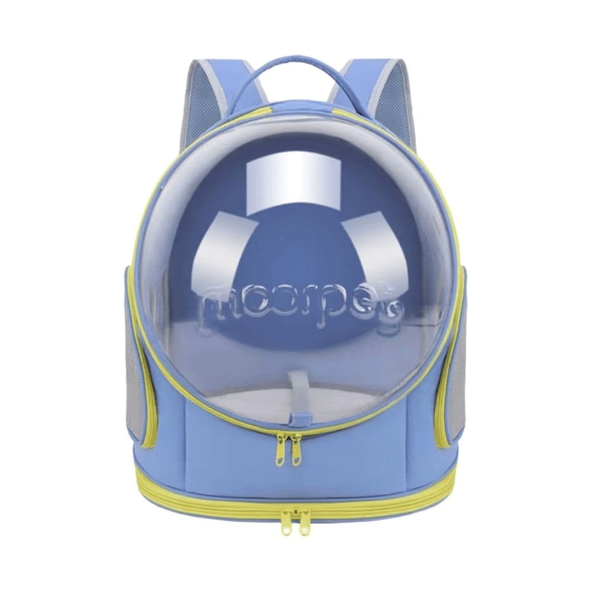 PACK2 TRANSPORTADORA CON ESPACIO PANORAMICO AZUL Y NAVE ESPACIAL SEGURA YREGALO STICKER - 2