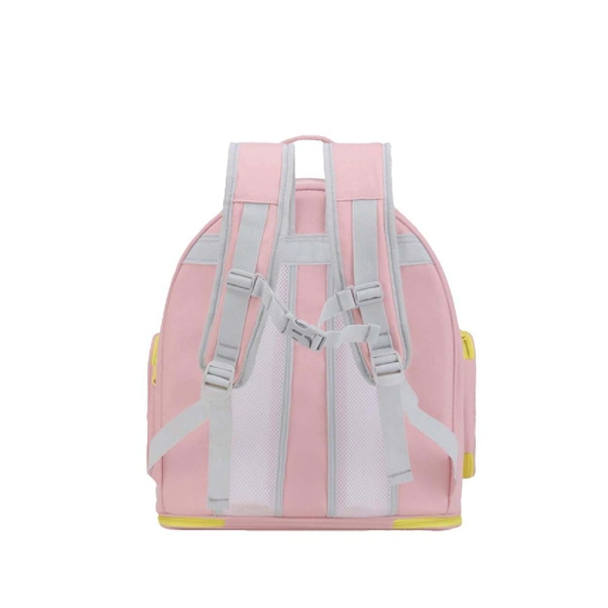 MOCHILA PANORAMICA DE NAVE ESPACIAL ROSADO CON ESPACIO COMODO PARA MASCOTAS YREGALO STICKER - 1