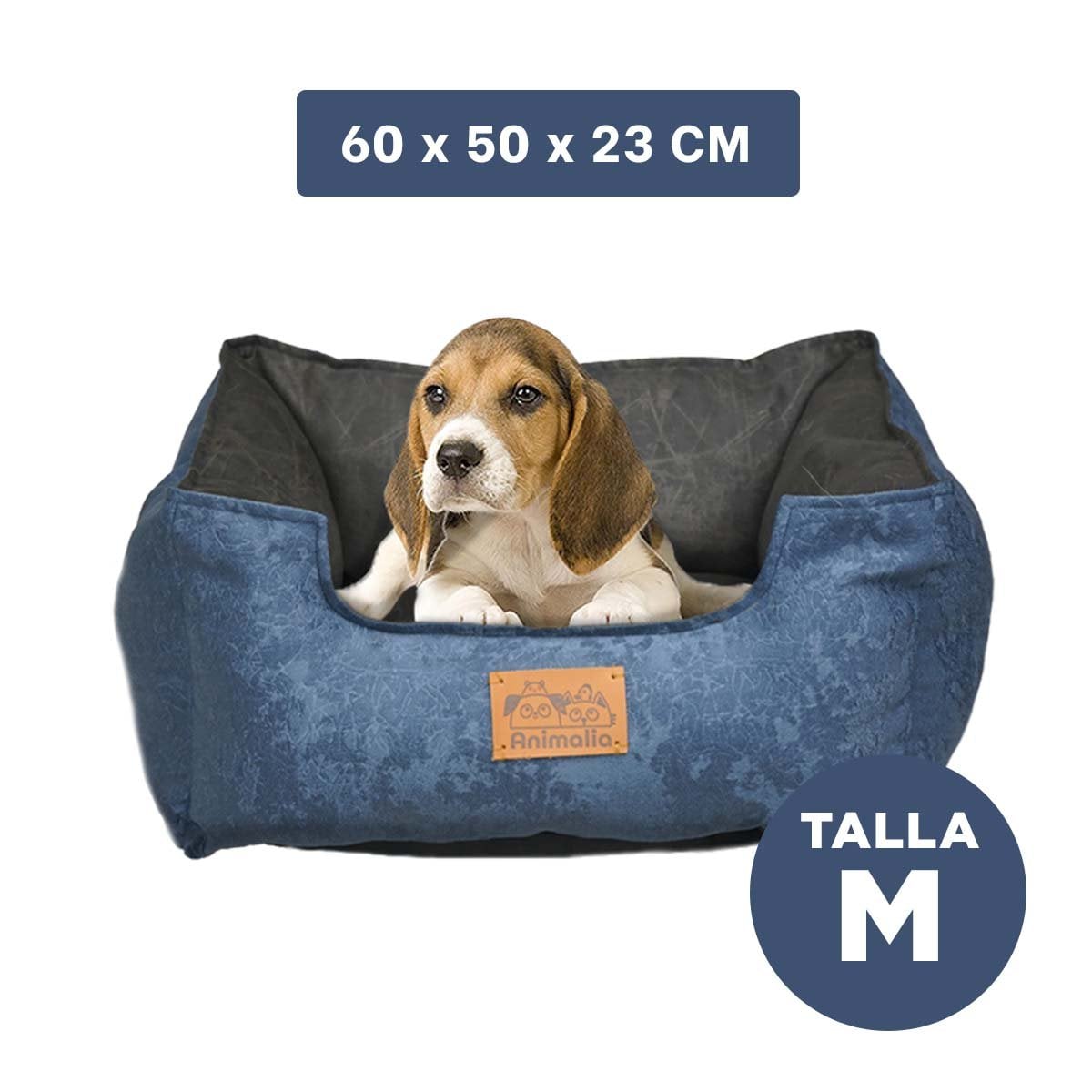 PACK4 ZONA DE DESCANSO PARA PERRO TALLA M AZUL CENTRO NEGRO YREGALO STICKER - 4