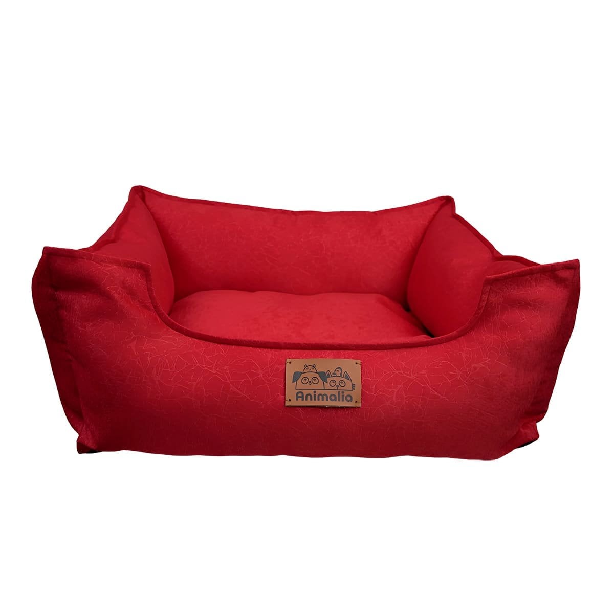 ALMOHADON PARA PERRO TALLA S ROJO LABRADO CON COMPLETO YREGALO STICKER - 1